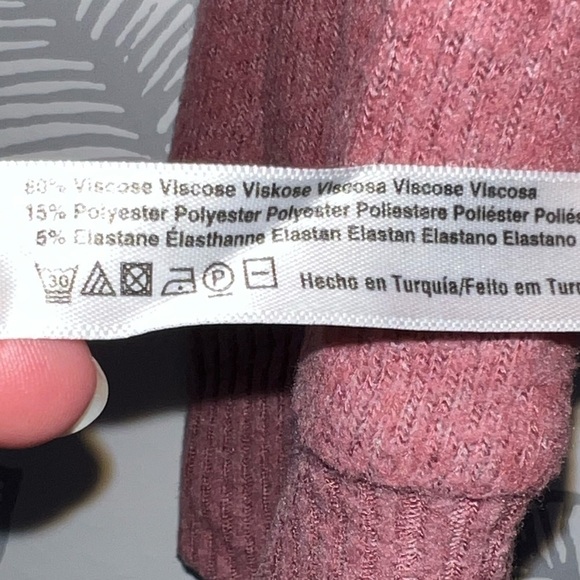 Anthropologie Saturday Sunday Pullover Sweater S Mauve Dusty Pink Rose Soft - Picture 9 of 11